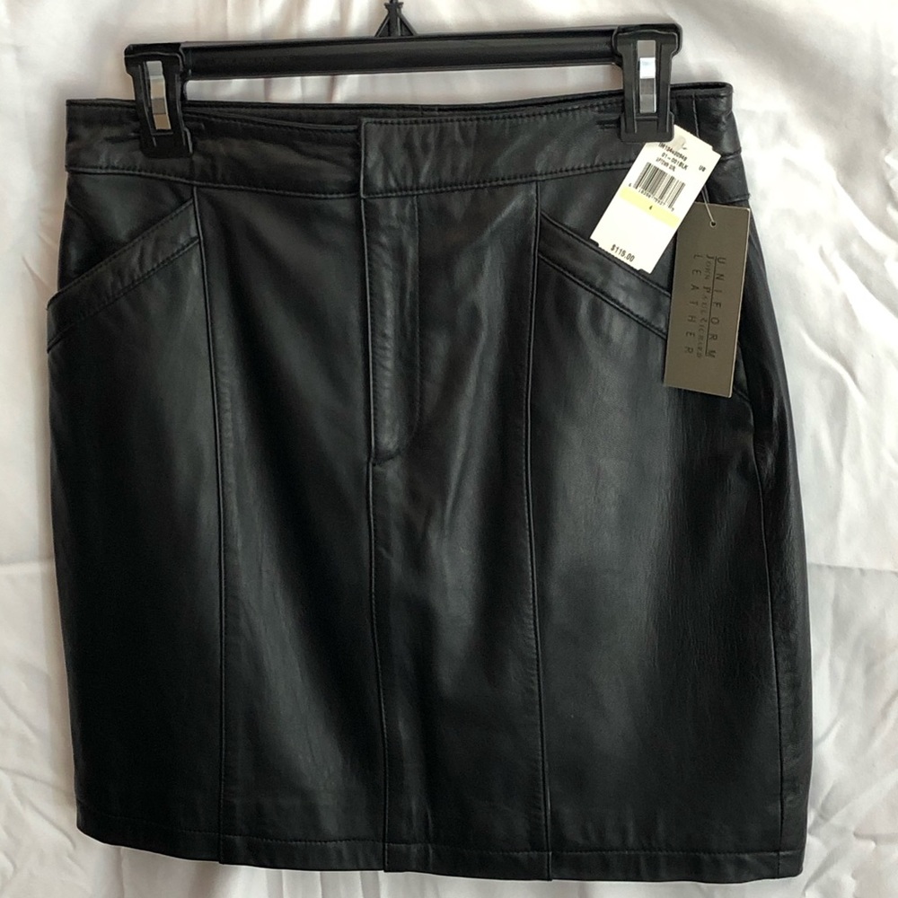 Leather skirt NWT